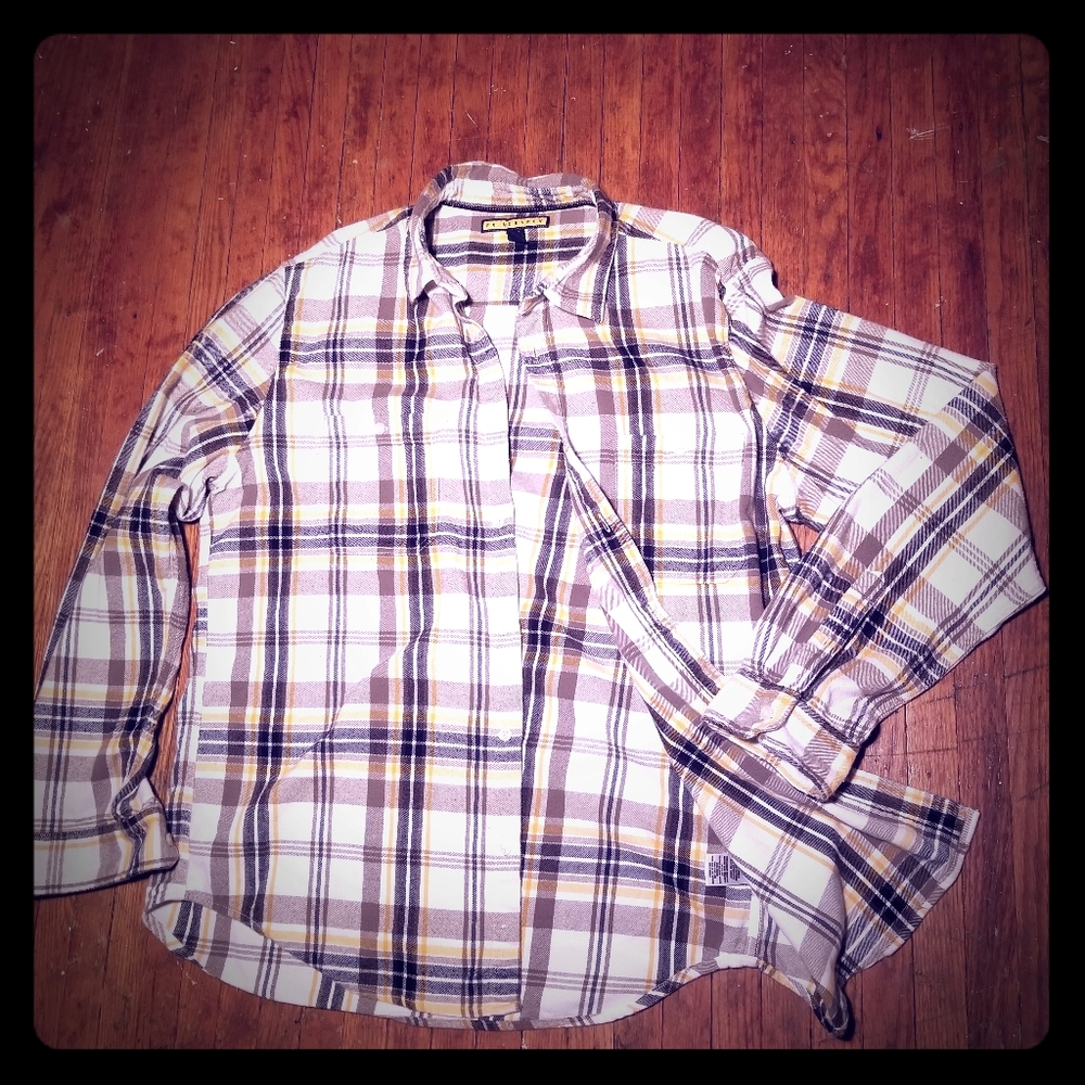 Prince & fox plaid flannel shirt